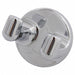 Bathroom Hook Zinc Polished 2 1/8 in W