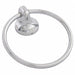 Towel Ring Zinc Polished Chrome 6 in w