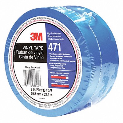 Floor Tape Blue 2 inx108 ft Roll