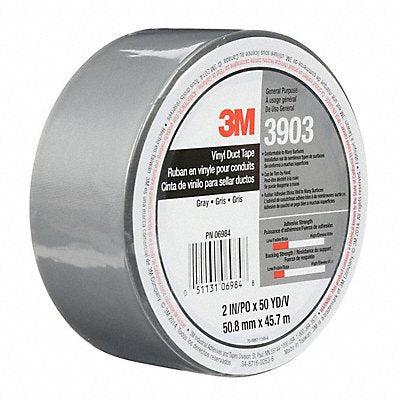 Duct Tape Gray 2 in x 50 yd 6.5 mil