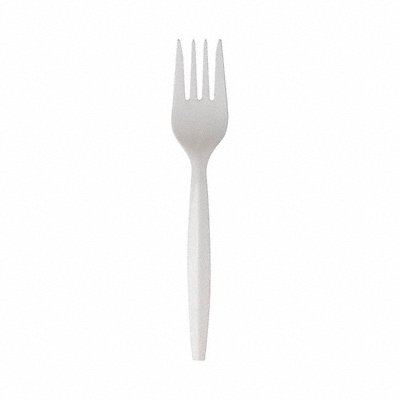 Disposable Fork White Dixie Med PK1000