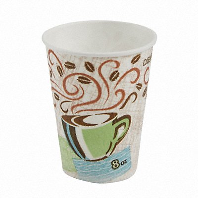 Disp Hot Cup 8 oz WH Coffee Haze PK1000