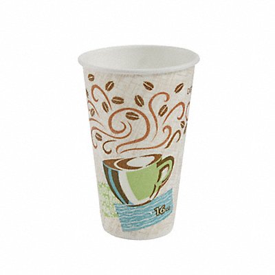 Disp Hot Cup 16 oz WH Coffee Haze PK1000