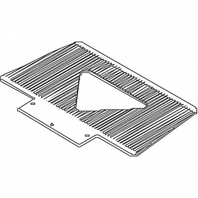 Nose Plate 17-1/2 W 7-1/2 D 350 lb.