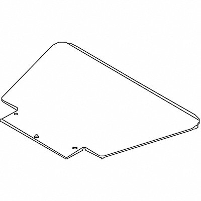 Nose Plate 18-1/2 W 9-1/2 D 350lb.