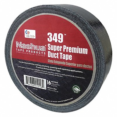 Duct Tape Black 1 7/8inx39 1/4yd 16 mil