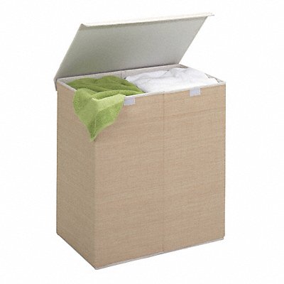 Hamper w/Cover 2-Compartment