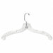 Crystal Cut Dress Hanger Clear PK8