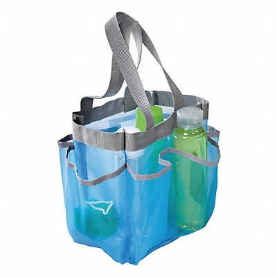 Shower Tote 6 in L Blue