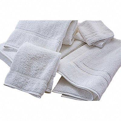 Wash Towel Dobby White 1 lb PK12