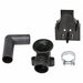 Drain Replacement Kit Black ABS H 8in