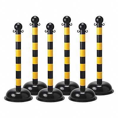 Chain and Rope Barrier Posts and Stanchions
