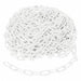 Plastic Chain 1-1/2 In x 100 ft White