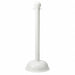 Barrier Post 41 in H White Polyethylene