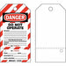 Danger Tag 5-3/4 x 3 In Rld Brs PK25