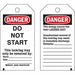 Danger Tag 5-3/4 x 3 In Cardstock PK25