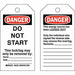Danger Tag 5-1/2 x 3 In Hd Polyest PK25