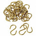 Hook S Hook 1 1/2 in L Brass PK100