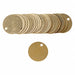 Blank Tag Brass 1 1/2in H 1 1/2in W PK25