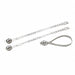 Strap Seals Silver Tin Plated PK100