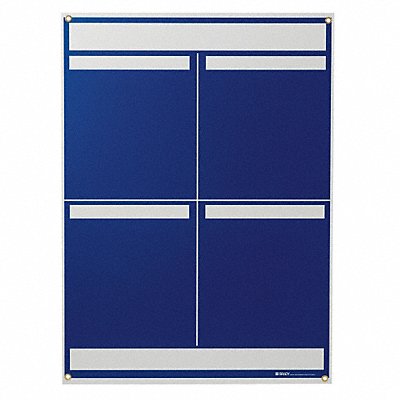 LEAN METRIC BOARD 25INX34.25INBLUE