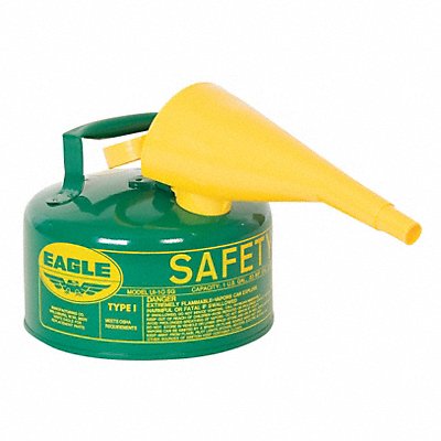 Type I Safety Can 1 gal Green 8 H