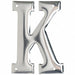 Letter Aluminum Roman 3 in H K PK10