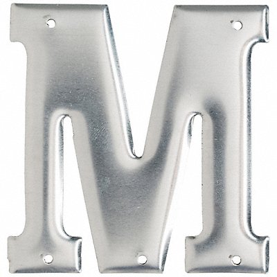 Letter Aluminum Roman 3 in H M PK10