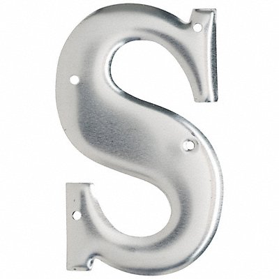 Letter Aluminum Roman 3 in H S PK10