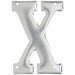 Letter Aluminum Roman 3 in H X PK10