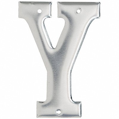 Letter Aluminum Roman 3 in H Y PK10