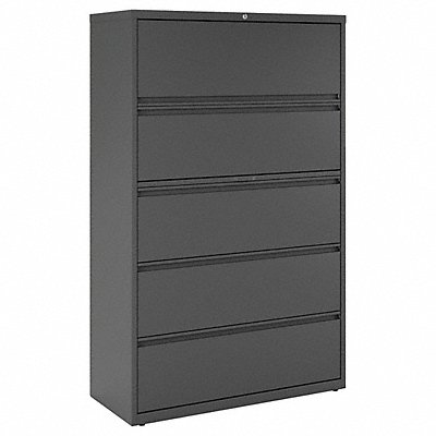 Lateral File Cabinet Charcoal 42 in W