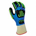 Coated Gloves Black Blue L PR