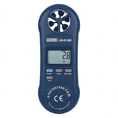 Compact Vane Anemometer 4-Digit LCD