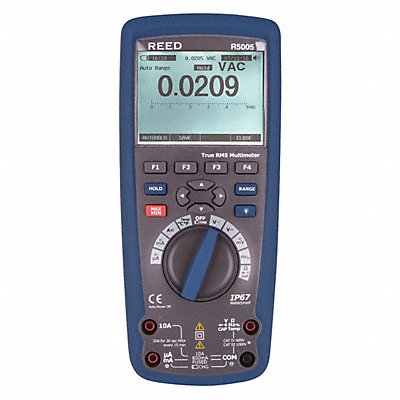 Multimeter TRMS 1000V AC/DC Temp