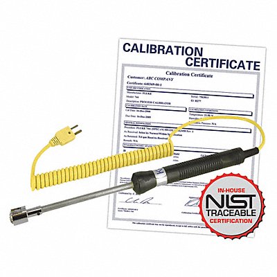 Probe Type K Surface Nist Cert Yel