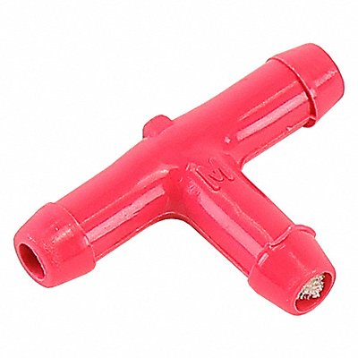 Flow Restrict Red T-Fitting 1/4in 