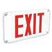 LED Emergency Exit Sign Slim Wet Red