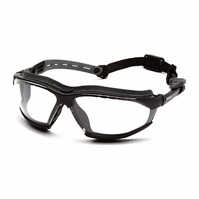 Safety Glasses Black Frame Clear Lens