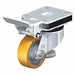 Swivel Plate Caster PU 3-1/8 Truck Lock