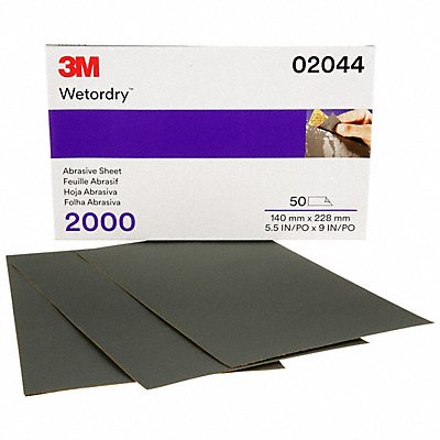 Abrasive Sheet 5-1/2 x 9 2000 Grit