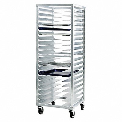 Stepped-Angle Pan Rack 71 1/8 in H