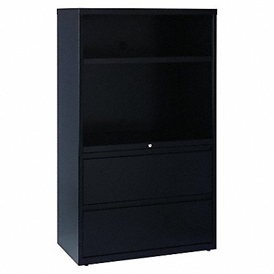 Lateral File Cabinet Black 36 in W