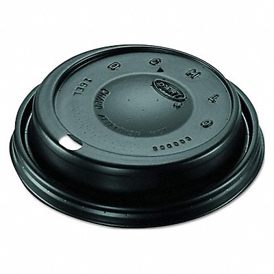 Disp Hot Cup Lid 12oz-24 oz Black PK1000