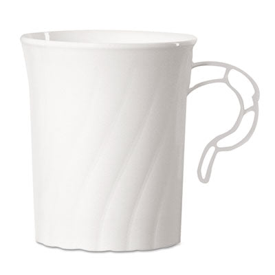 CUP,COFFEE,PLAS,8OZ,WH