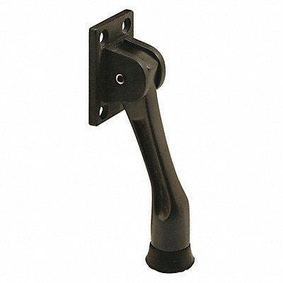 Kick-Down Door Holder 4-Hole Brze Plated