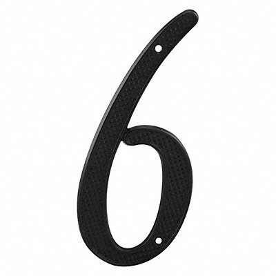 House Numbers 6 / 9 4 Black PK5