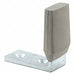 Floor Mounted Door Stop Wrought Aluminum