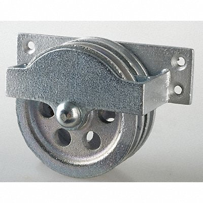 Double Pulley Block Sheave OD 3-1/4 In.