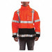 Rain Jacket Class 3 Type P Blk/Orng 4XL